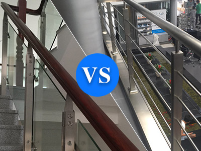 家用玻璃護欄VS不(bú)鏽鋼護欄 家用玻璃護欄VS不鏽鋼護欄