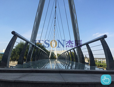 不鏽鋼橋梁護欄圖