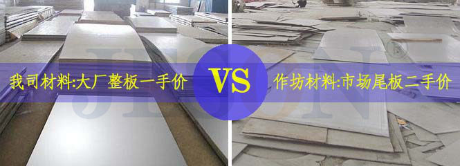 不鏽鋼材料區別 不鏽鋼材料(liào)區別