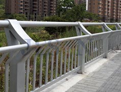 不鏽鋼雙扶手橋梁欄杆 JH-Q12