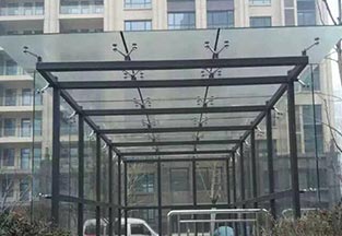 山東（dōng）淄博雨棚工程案例：東（dōng）嶽國際三期